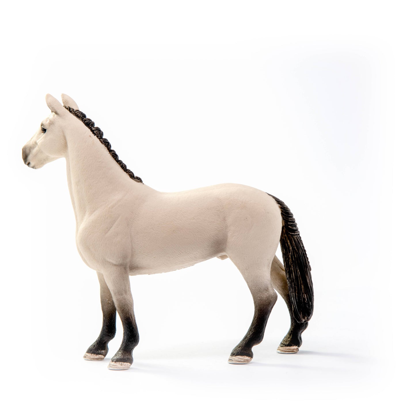 Hannoverian Gelding, Red Dun Horse Toy Figurine