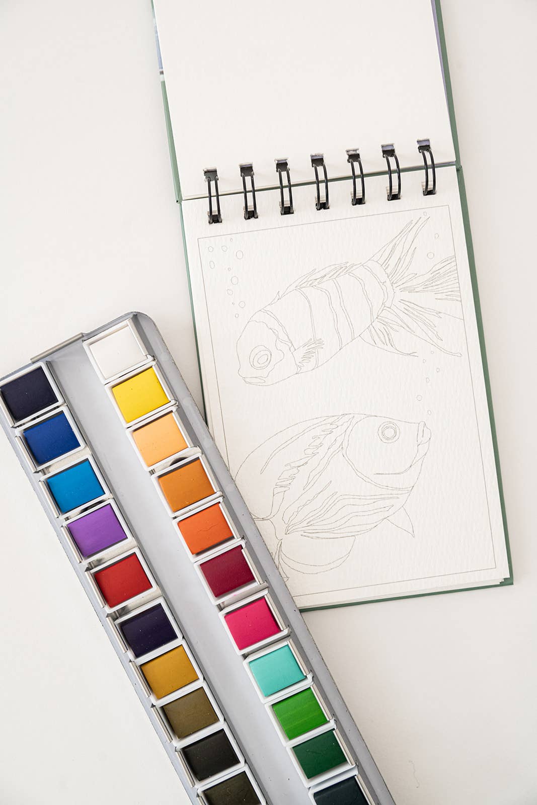 A Little Bit of Summer - Mini Watercoloring Book