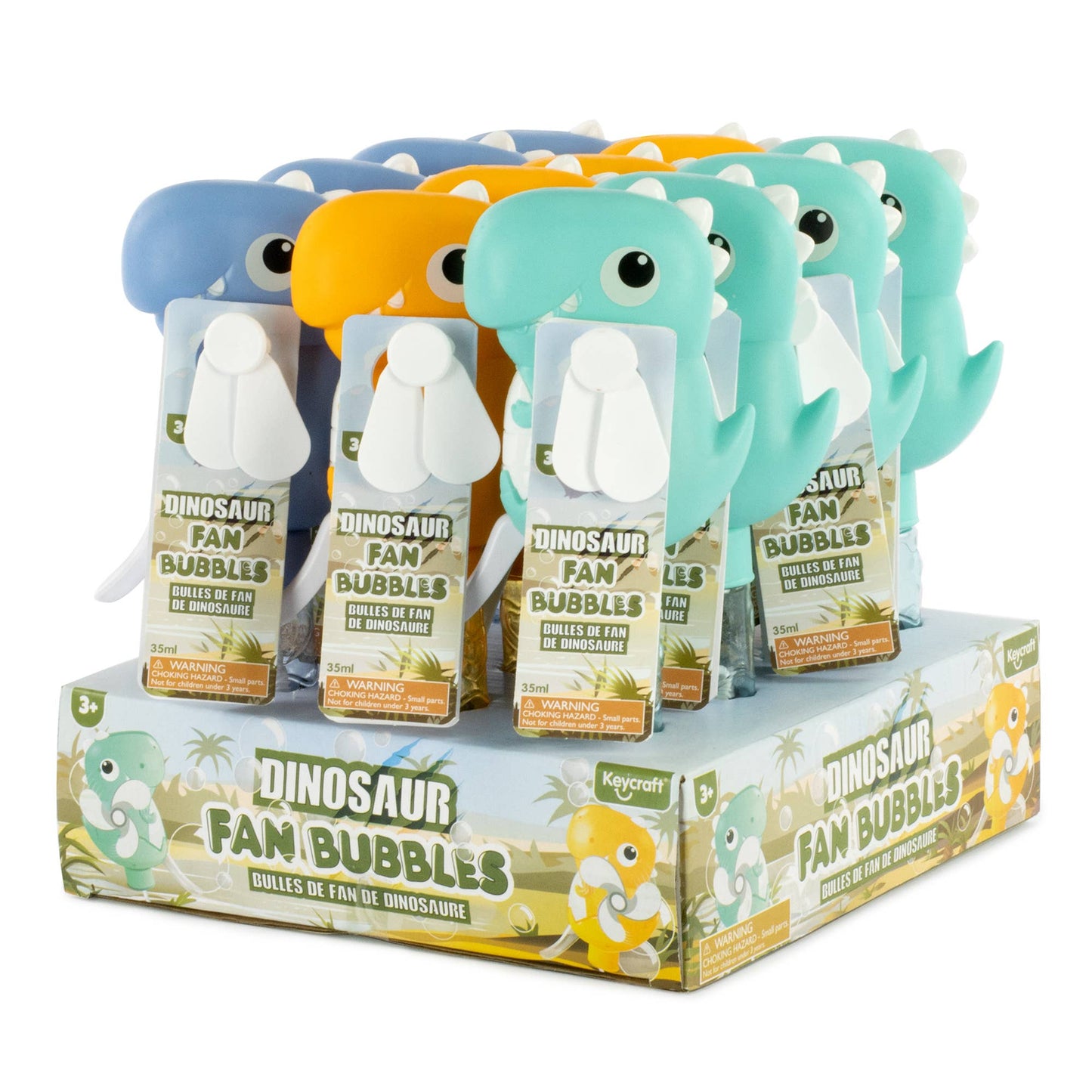 Keycraft Dinosaur Fan Bubbles