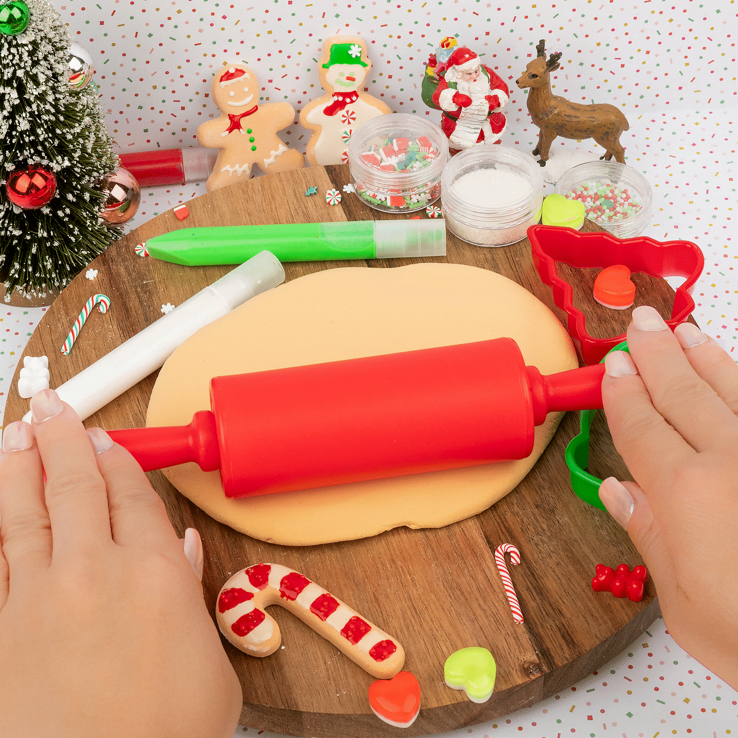 Play & Display Sugar Cookie Deco Dough Set (6pcs/case)