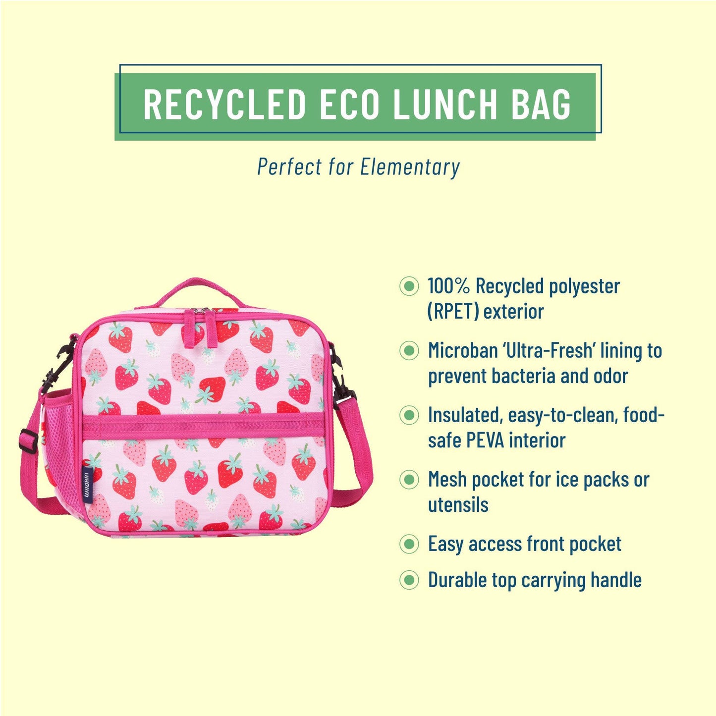 Strawberry Patch ECO rPET Next Gen Lunch Box