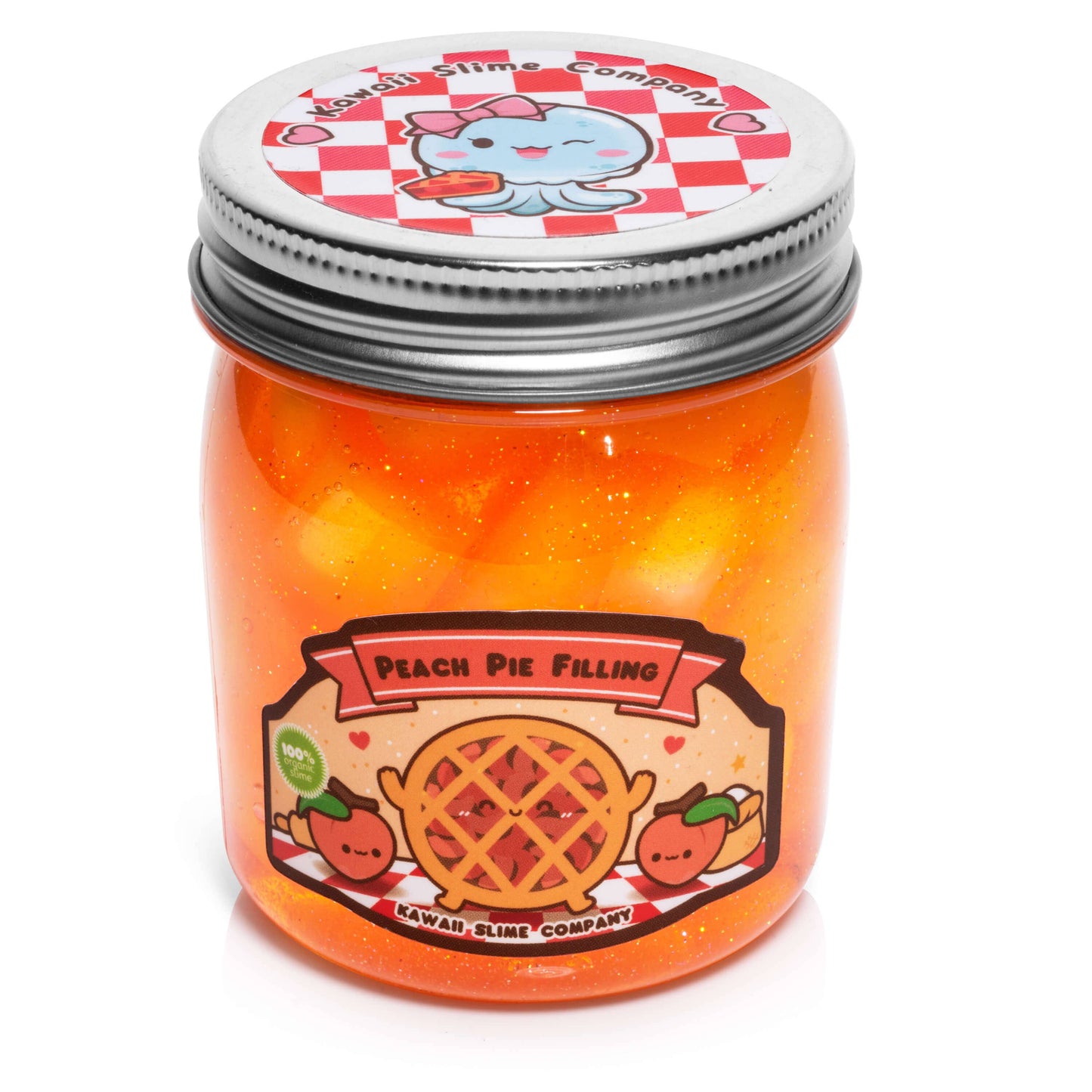 Peach Pie Filling Jelly Cube Slime (5pcs/case)