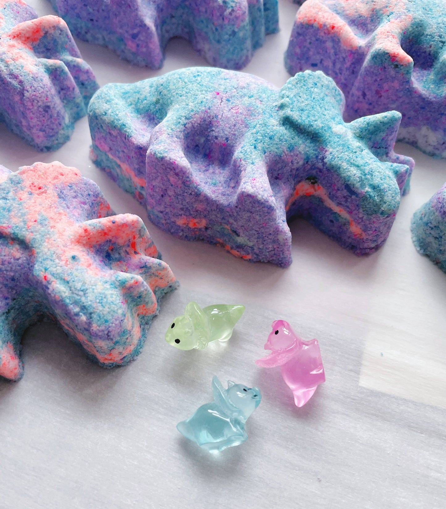 Triceratops Dino Bath Bomb - with toy!