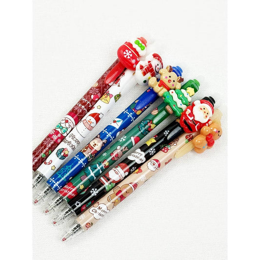 Cute Christmas Ball Point Pen Set