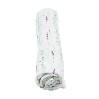 Lavender Stems Swaddle