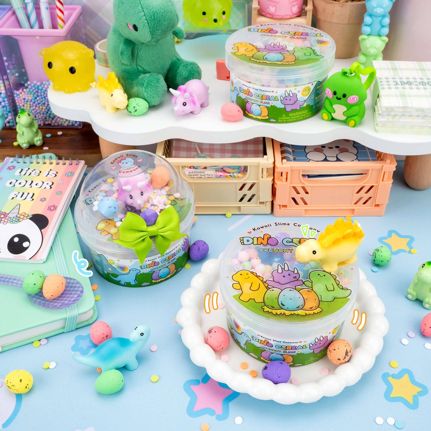 Dino Cereal Crunchy Slime (4pcs/case)