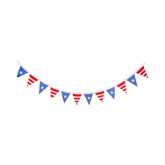HAM1203 - Stars and Stripes Paper Pennant Banner