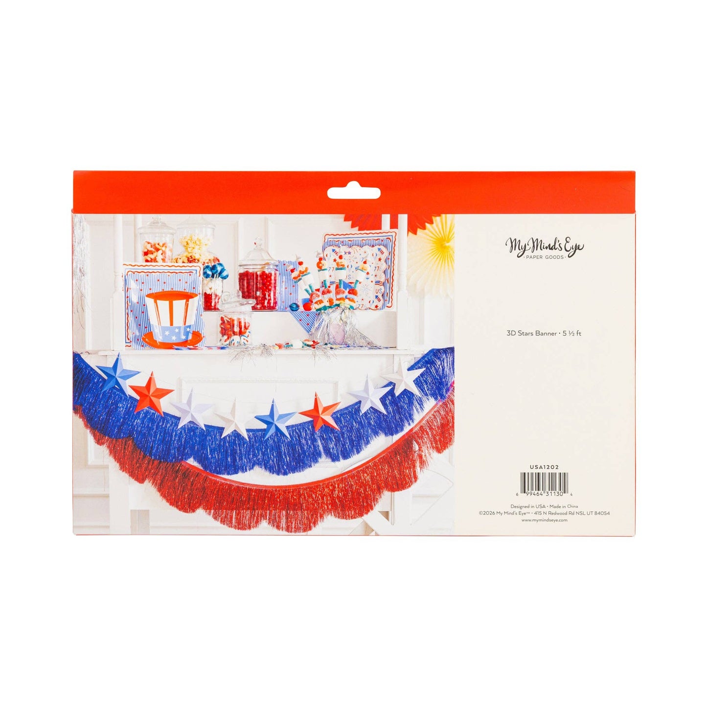 USA1202 - 3D Star Banner