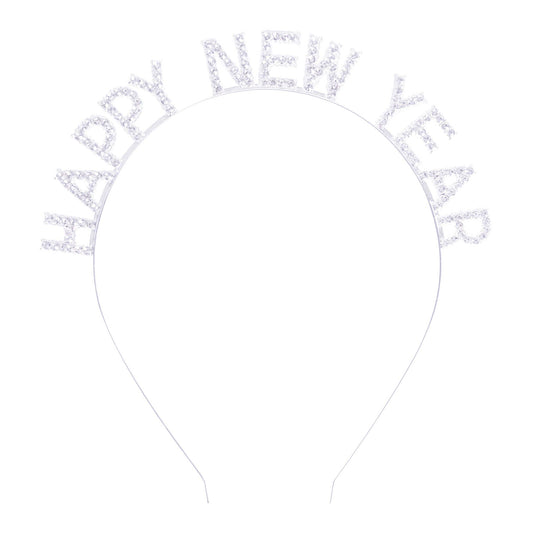 Rhinestone Happy New Year Headband