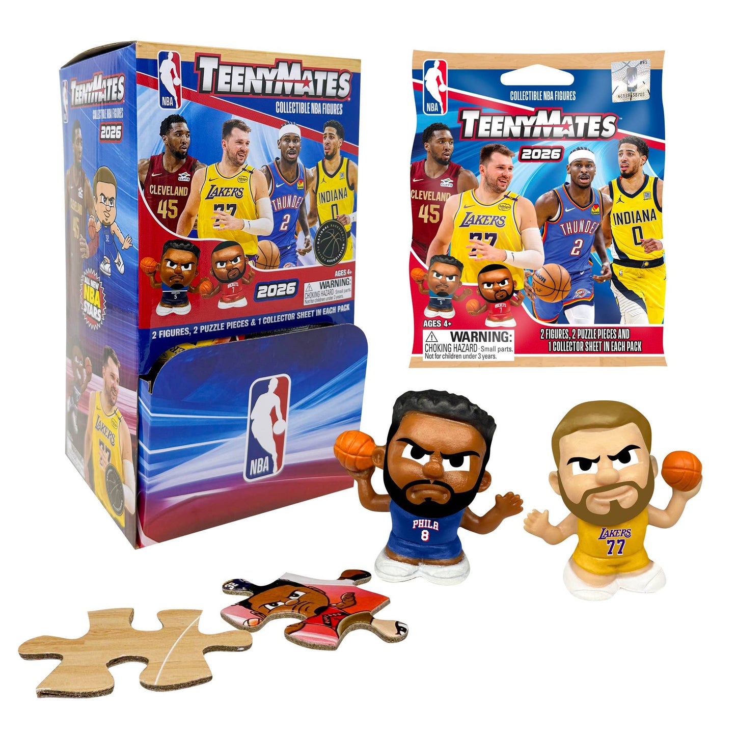 TeenyMates NBA 2026 Players 32-Pack Display