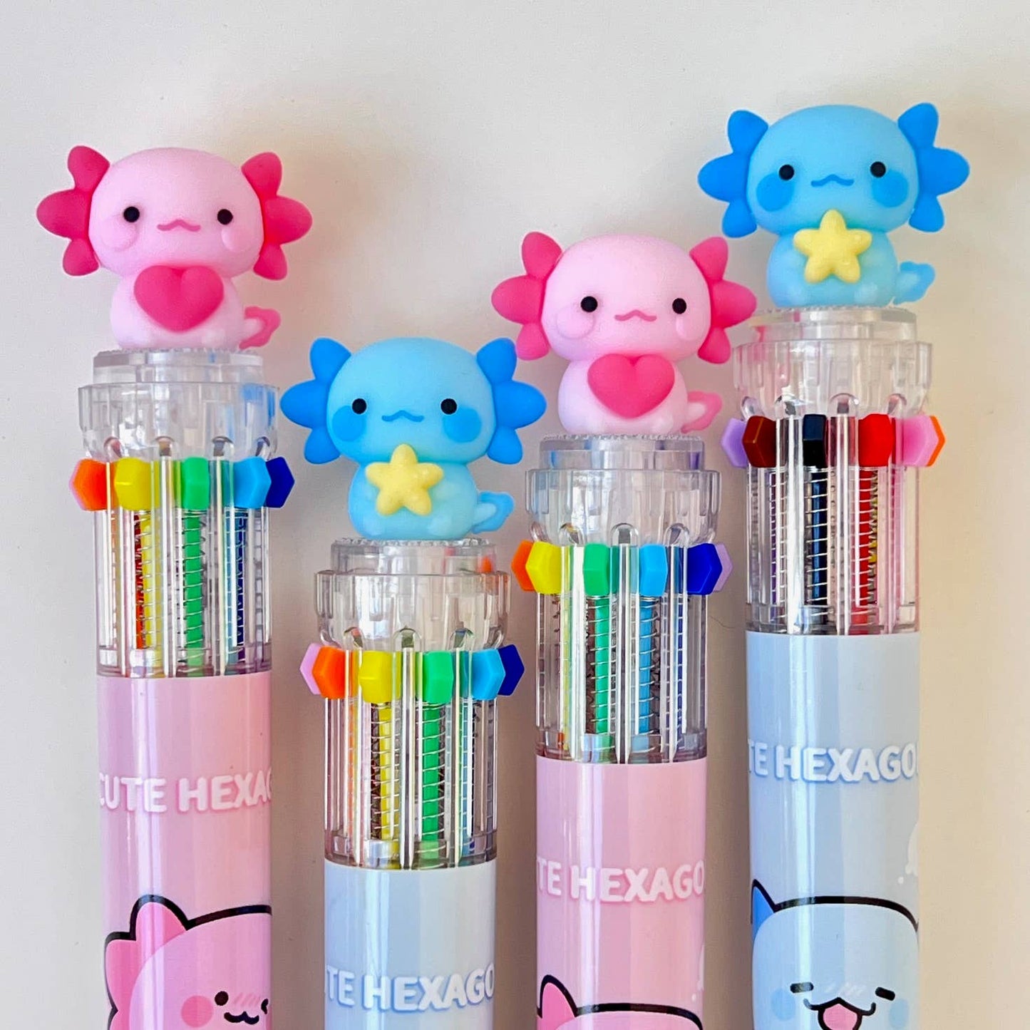 23035 Axolotl 10-Color Retractable Ball Pen-36