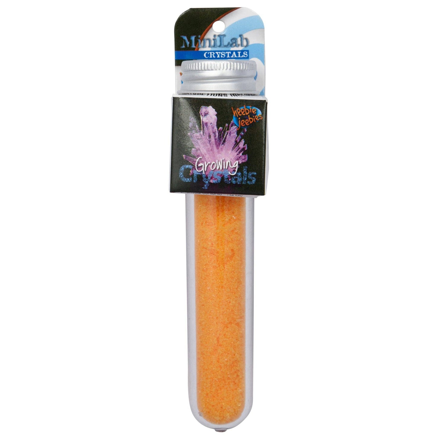 Growing Crystals in Scientific Test Tube