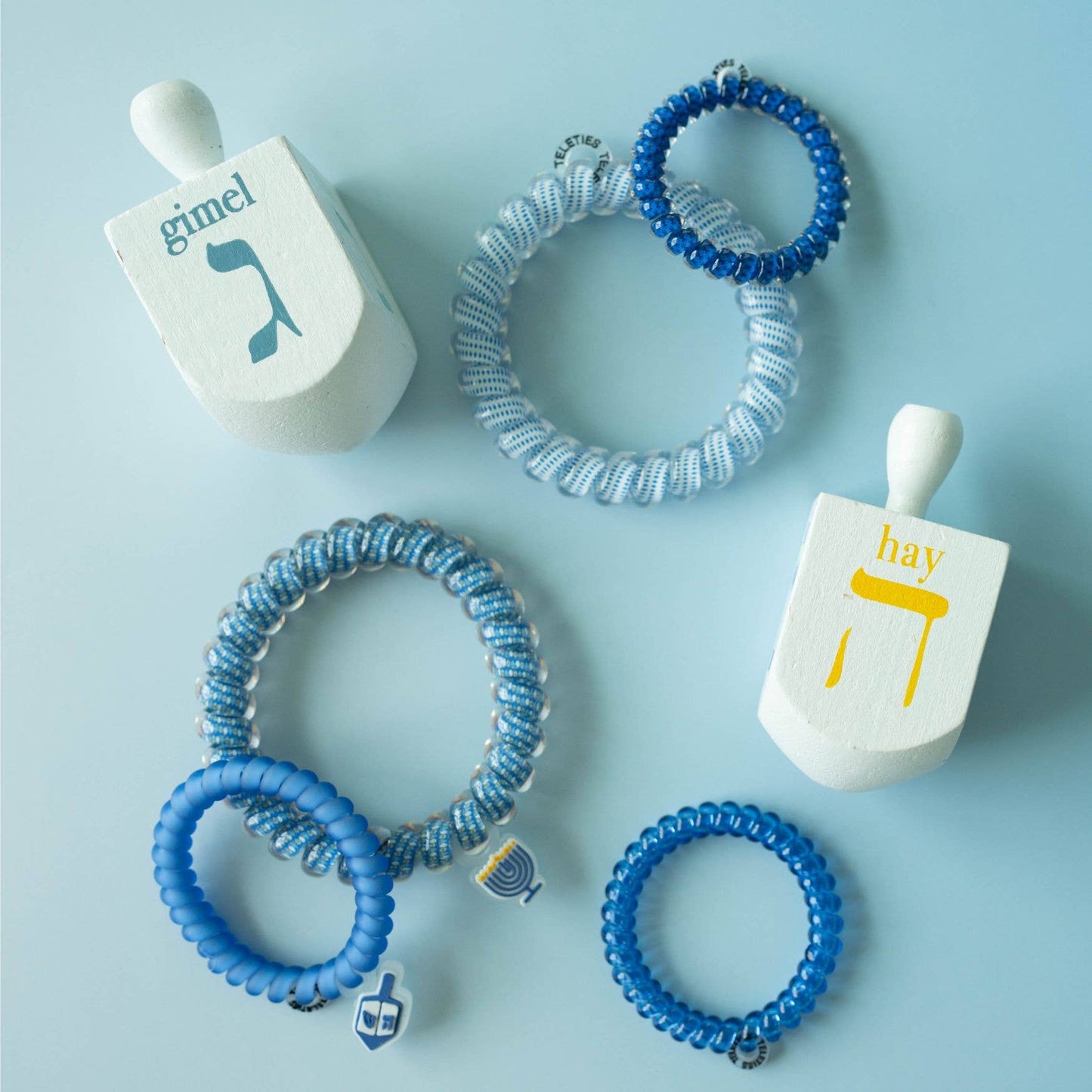 Spiral Hair Coils | Mix Pack | Drop It Like a Dreidel