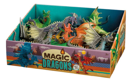 Magic Dragon, Assorted Colors Dragon Figurines