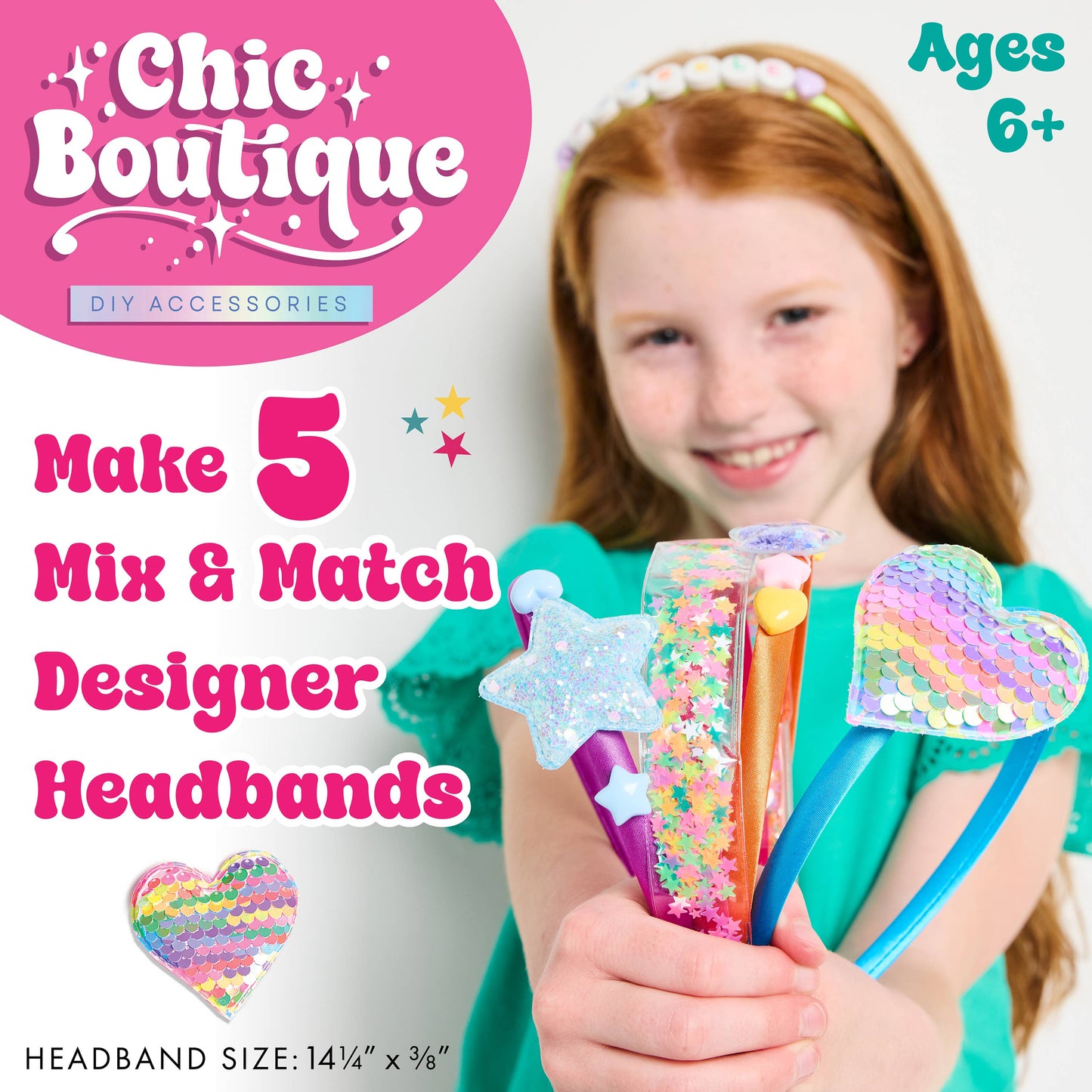 Chic Boutique Headbands Craft Kit for Kids