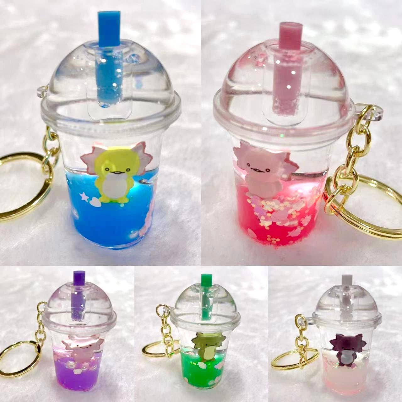 12184 AXOLOTL FLOATY KEY CHARM-12