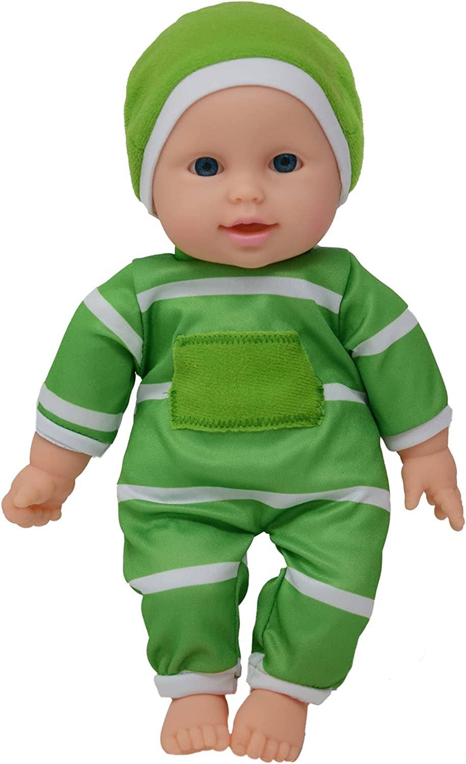 The New York Doll Collection 11" Doll Striped W/ Pacifier