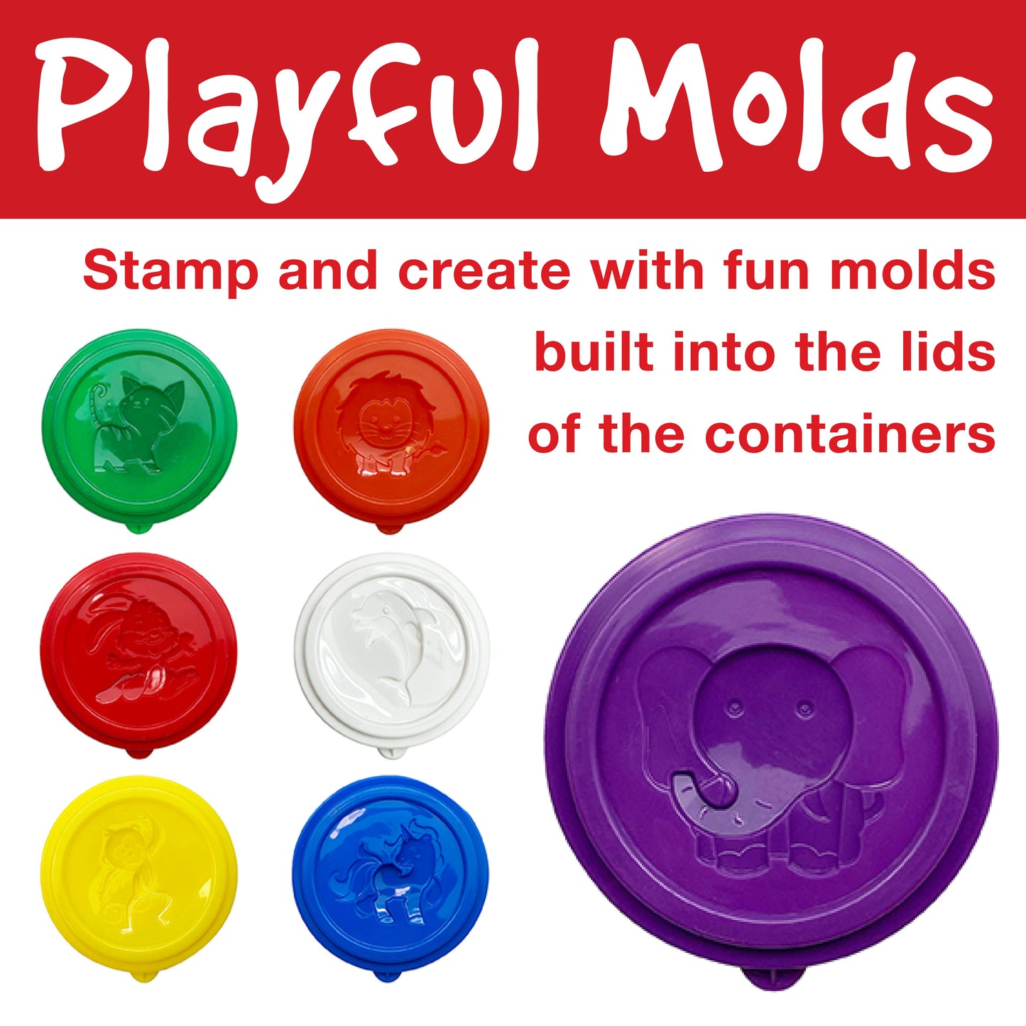 Little Creatives SuperSoft Modeling Dough Set of 6