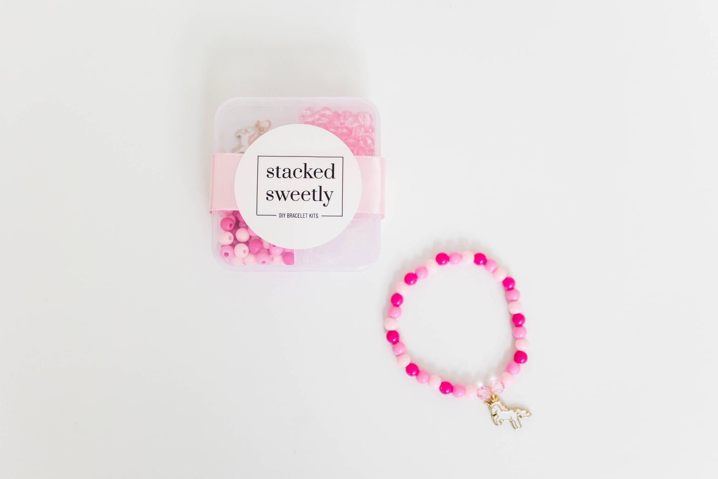 Mini Unicorn Dreams DIY Bracelet Craft Kit, Birthday Favor