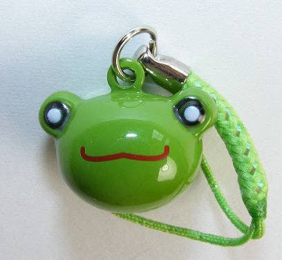 Frog Head Bell Green