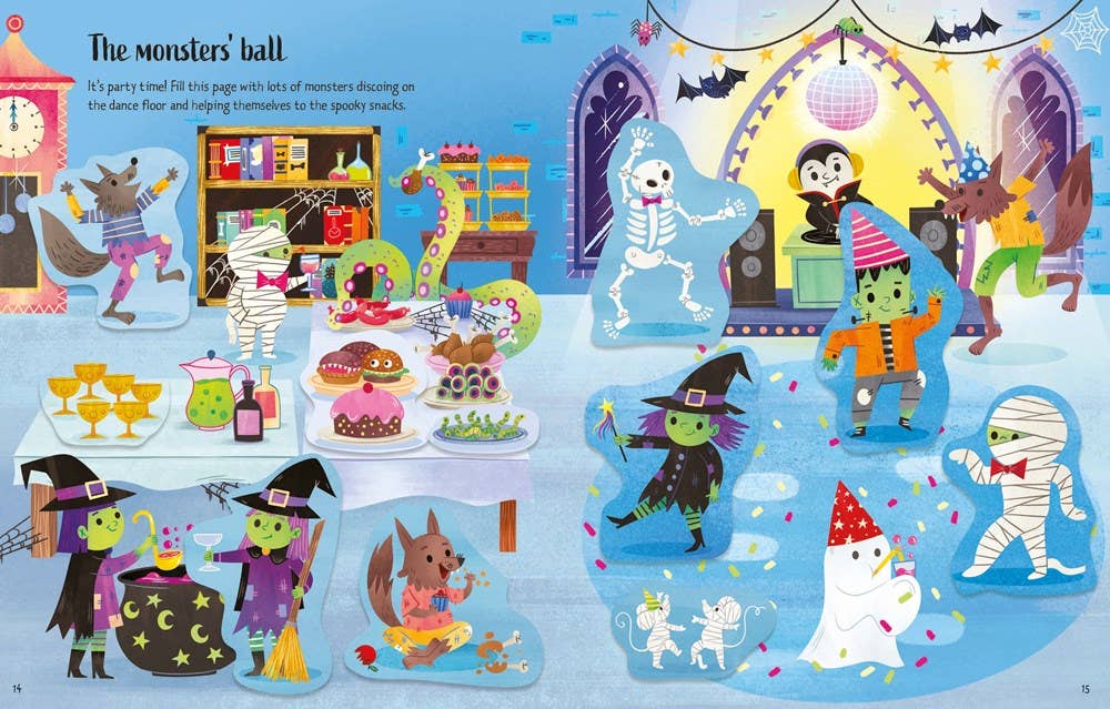 First Sticker Book Halloween : Usborne