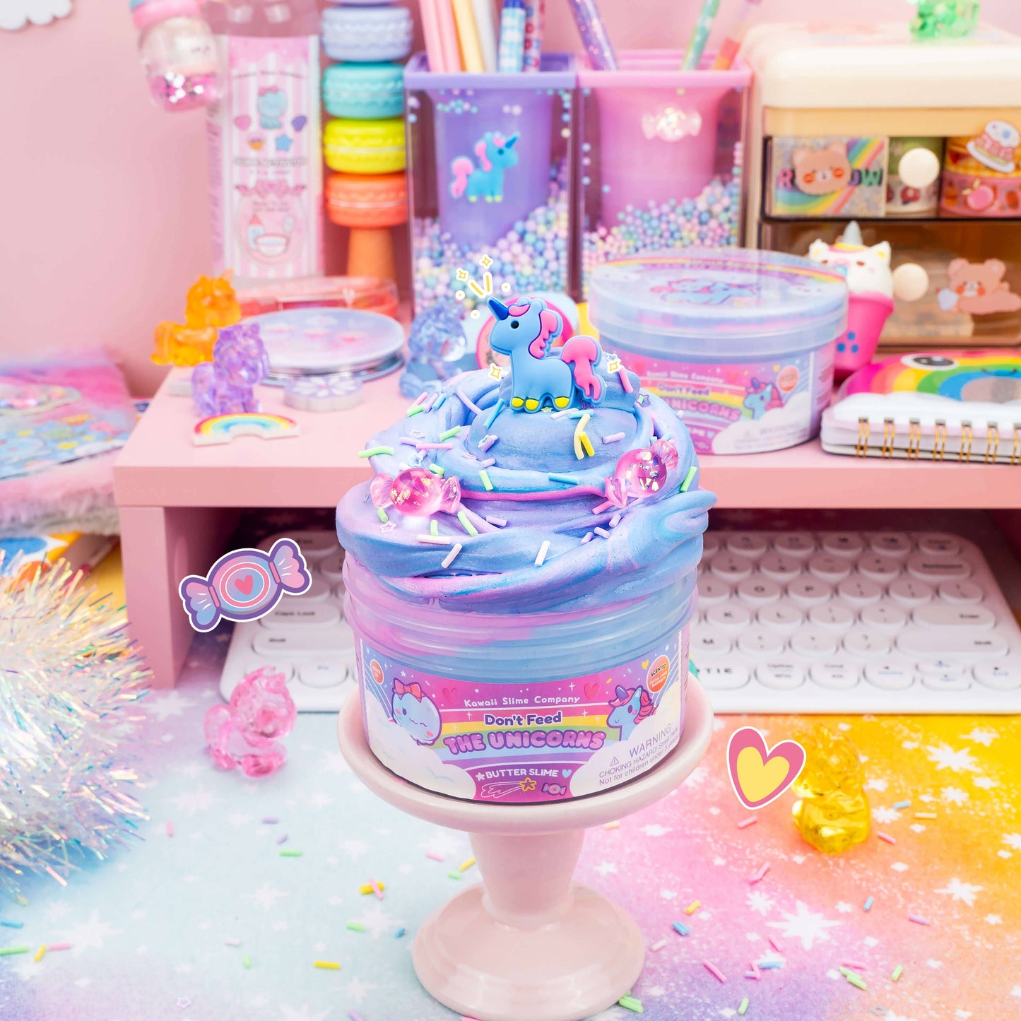 Don't Feed the Unicorns Butter Slime (4pcs/case)