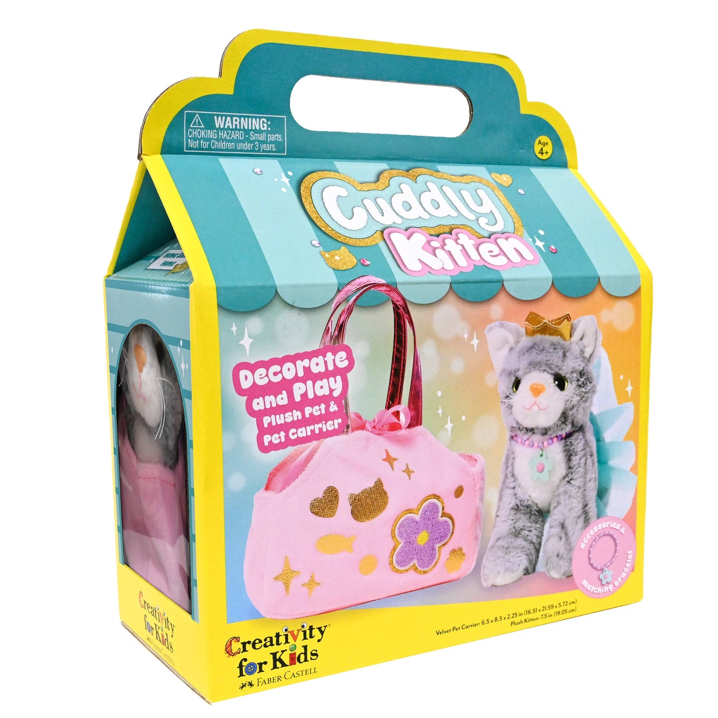 Decorate a Cuddly Kitten DIY Craft Kit for Kids