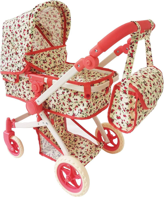 Convertible Combo Baby Doll Floral Stroller