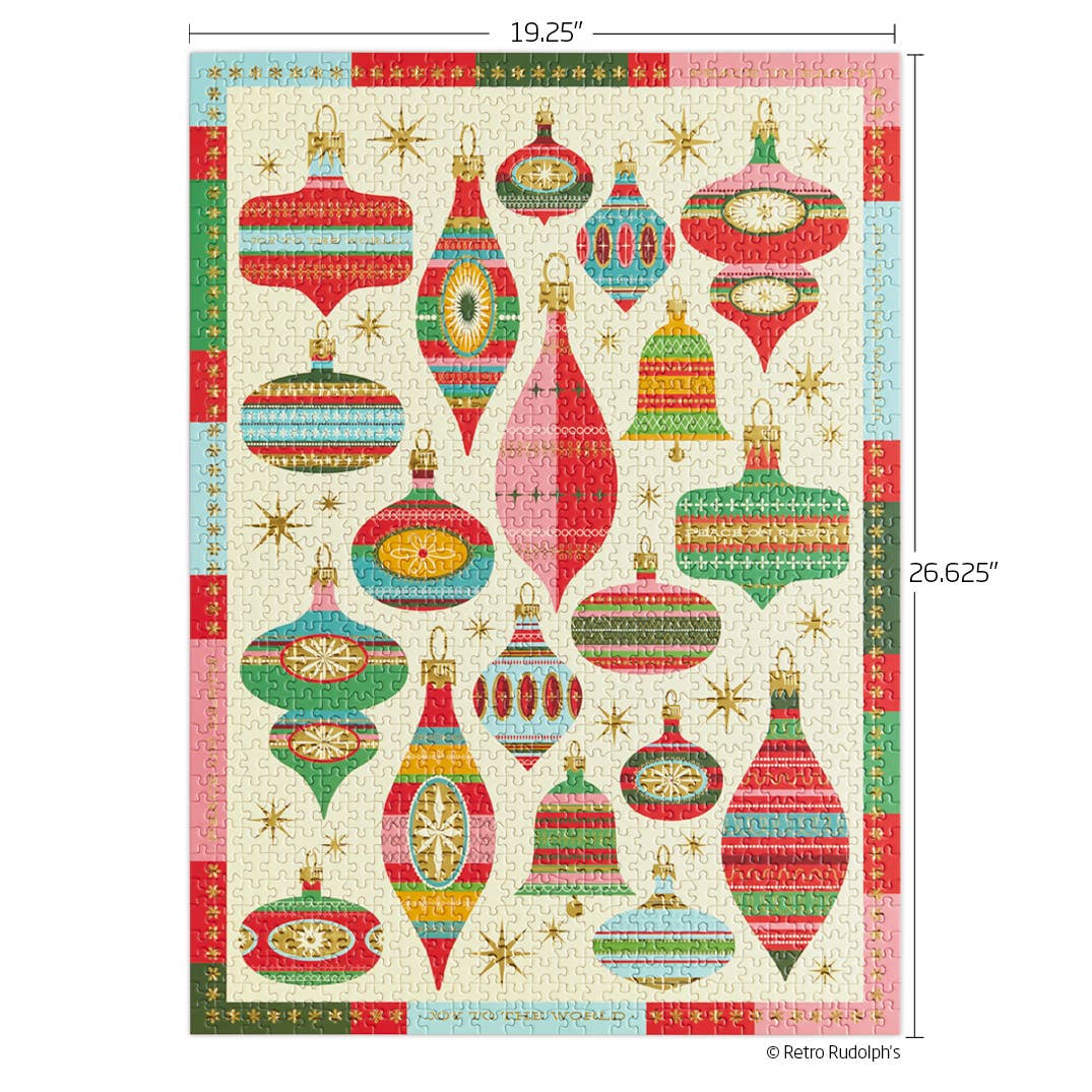 Vintage Ornaments 1000 Piece Jigsaw Puzzle