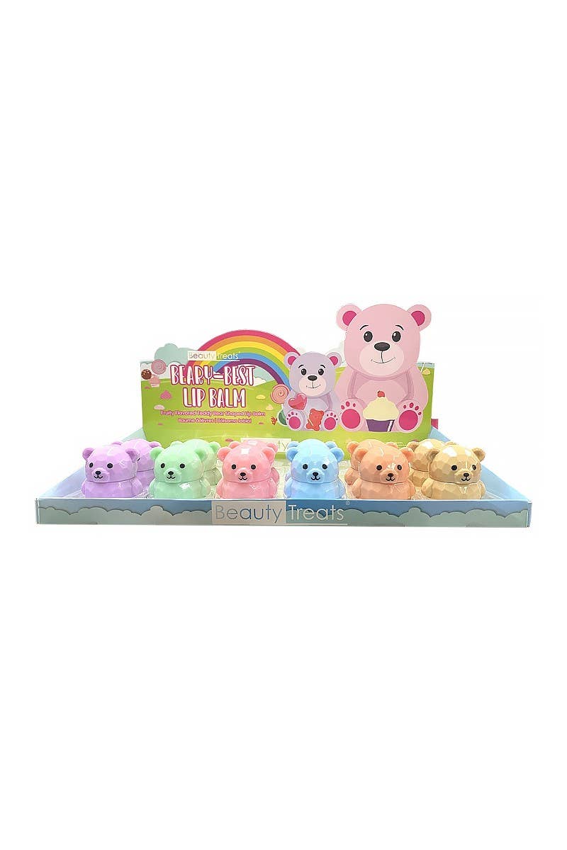 Beauty Treats 665 Beary-Best Lip Balm - 24pc