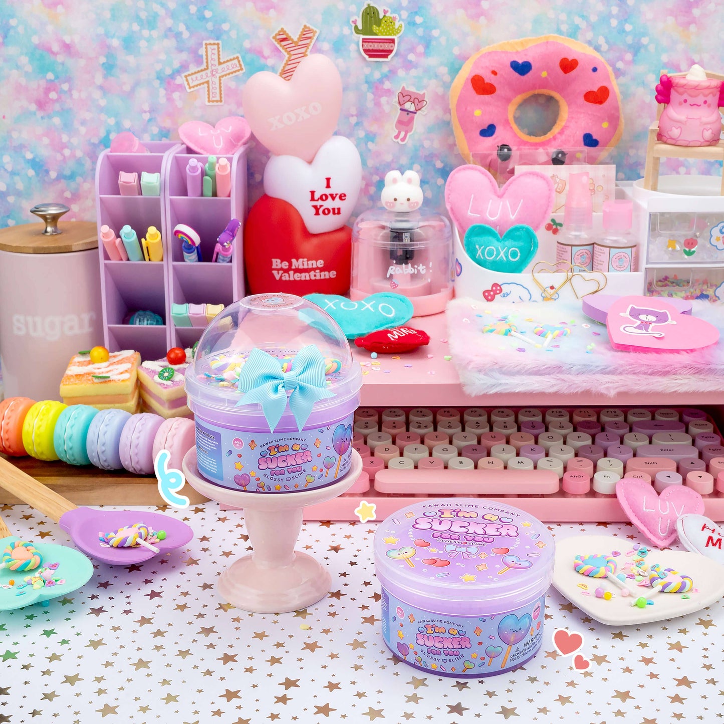 I'm A Sucker For You Glossy Signature Dome™ Slime (4pc/case)