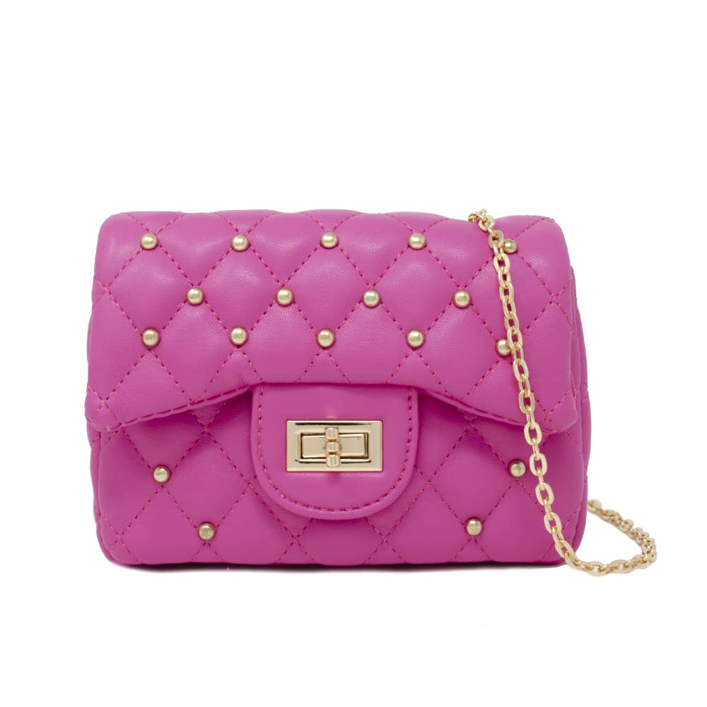 Classic Quilted Stud Mini Bag