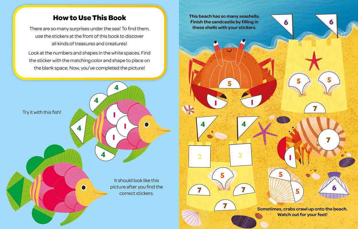 Crayola: Undersea Sticker by Number (A Crayola Sticker Activity Book for Kids) by BuzzPop