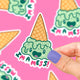 I'm A Mess Ice Cream Self Deprecation Vinyl Sticker