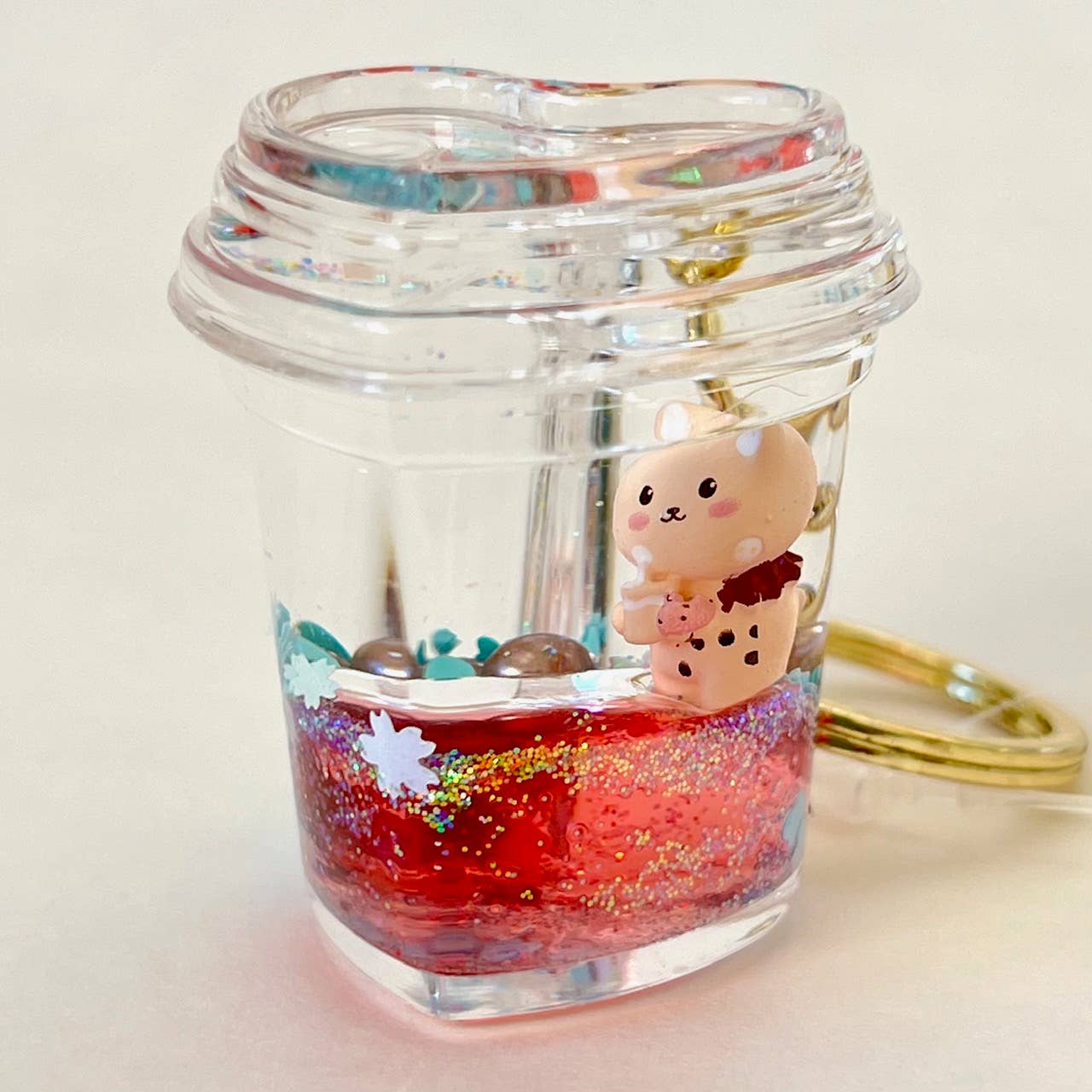 12134 BEAR FLOATY KEY CHARM
