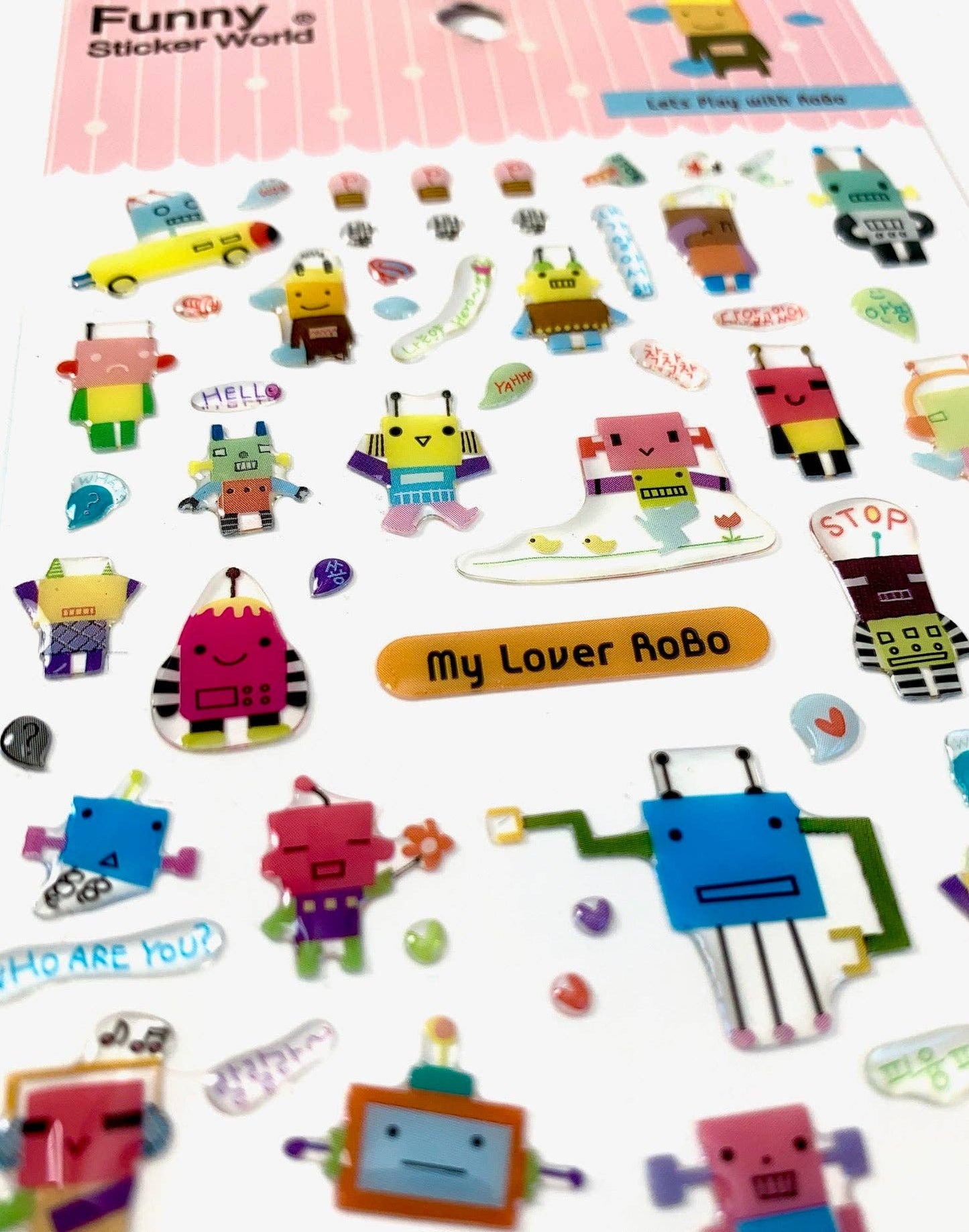 My Lover Robo Gel Sticker