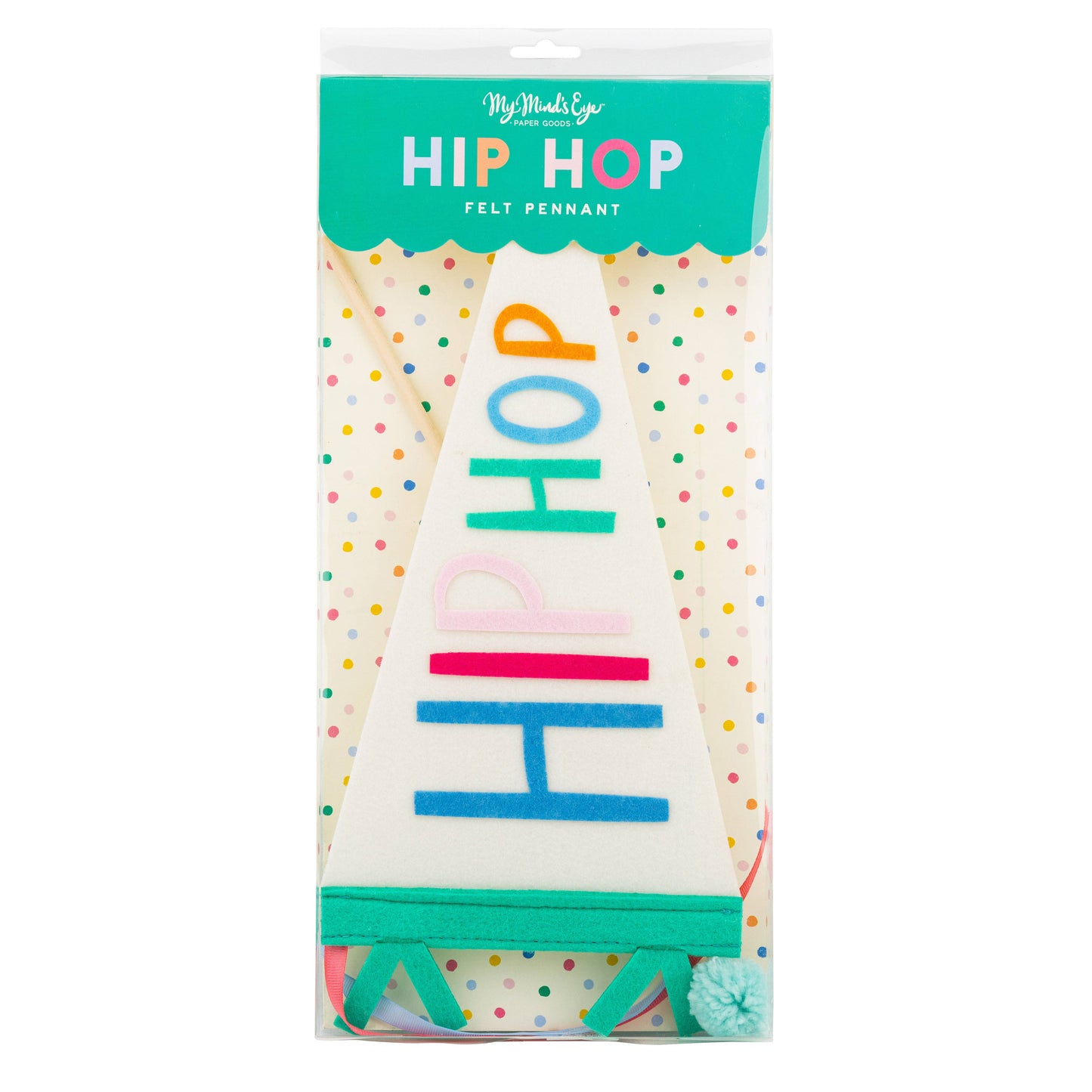 Hip Hop Felt Pennant