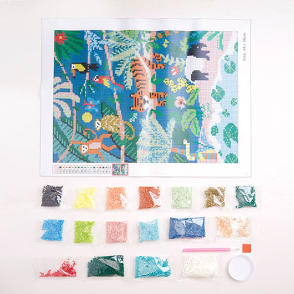 Simply Make Diamond Art Kit - Rainforest