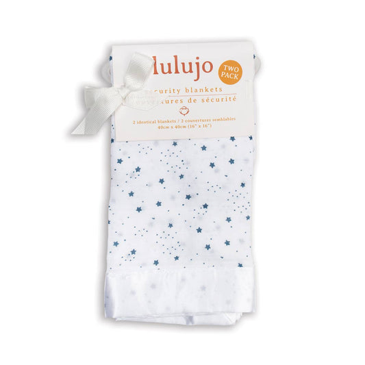 2-Pack Cotton Security Blankets 16" x 16" –  Stars