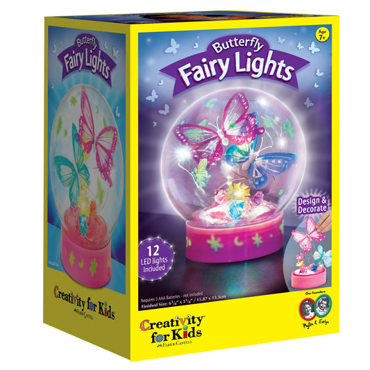 Butterfly Fairy Lights Globe DIY Craft Kit for Kids