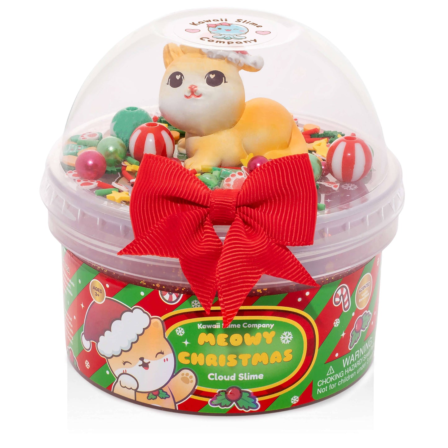 Meowy Christmas Cloud Slime (4pcs/case)
