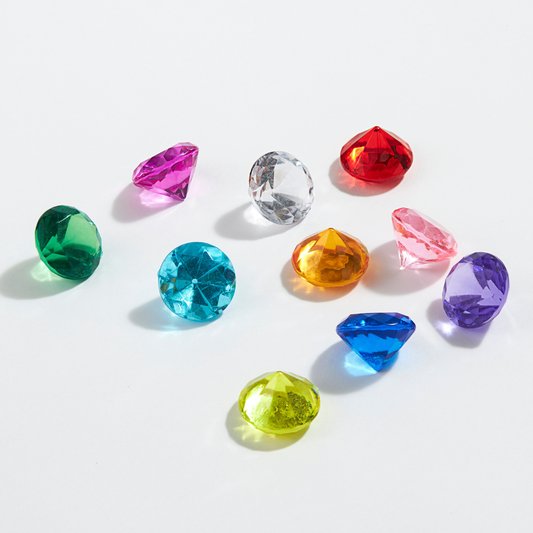 Rainbow Acrylic Gemstone Assortment