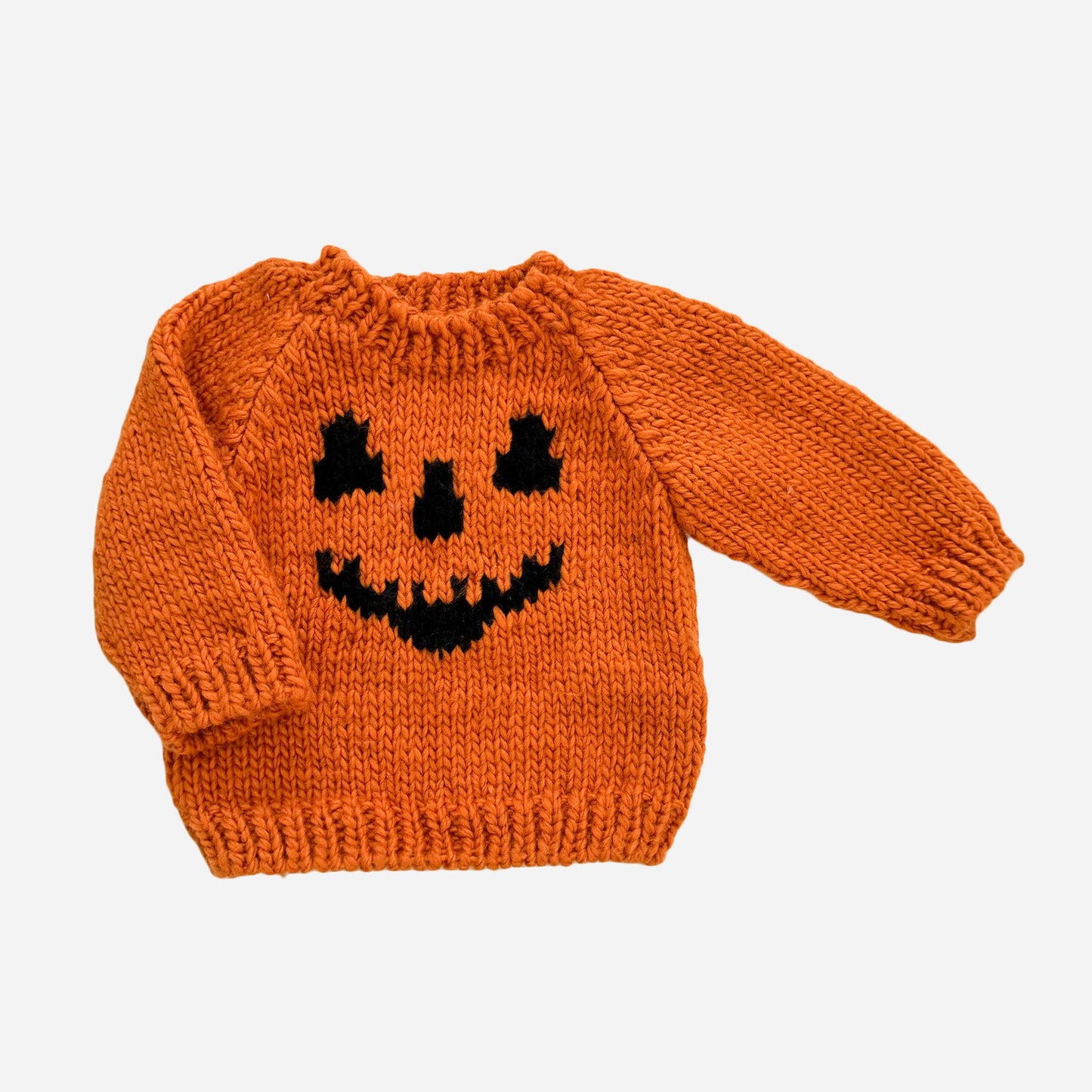 Jack-o-lantern Sweater, Orange Baby Kid Halloween Pumpkin