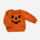 Jack-o-lantern Sweater, Orange Baby Kid Halloween Pumpkin