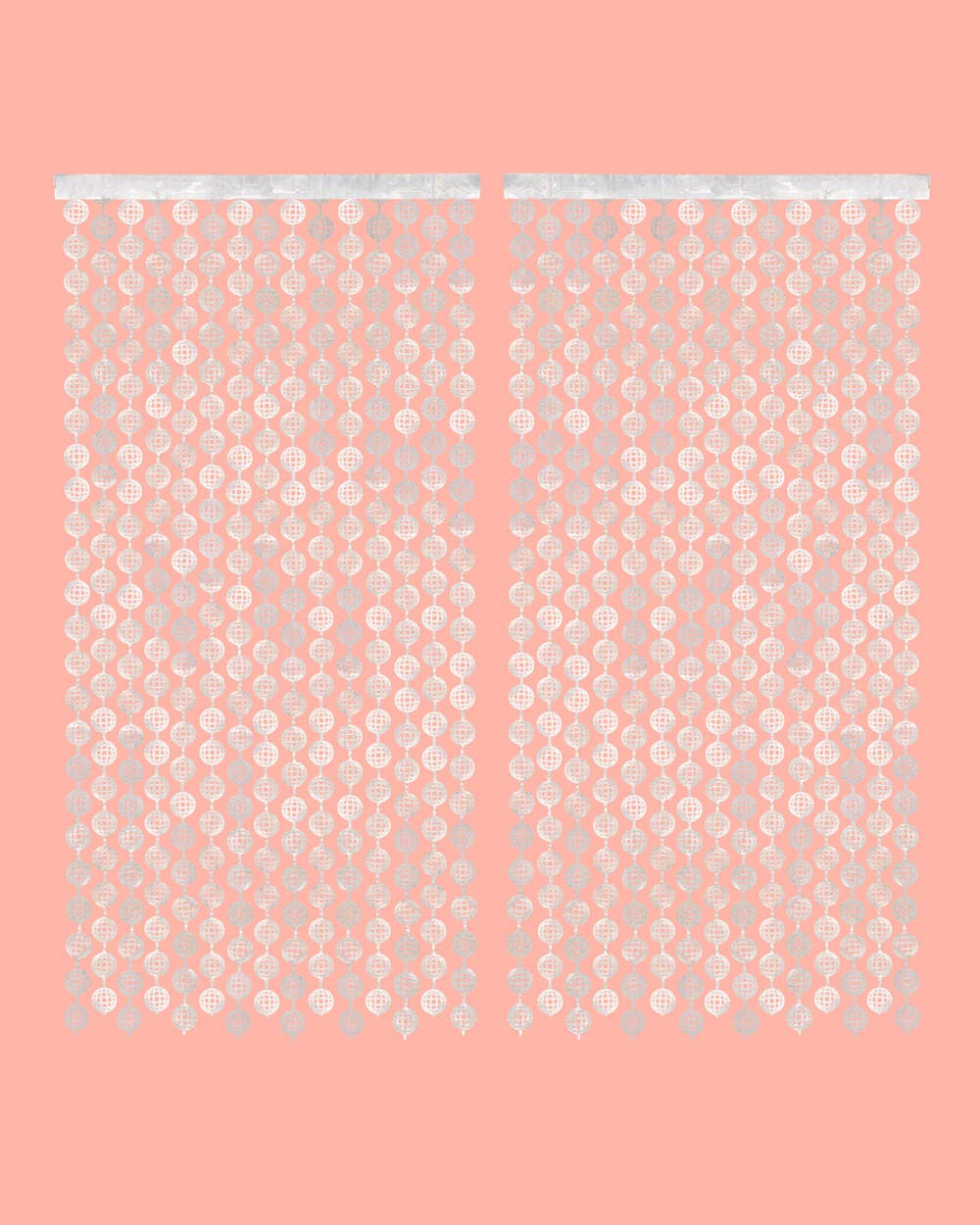Disco Ball Foil Curtain, Birthday Party, Groovy 70s Décor