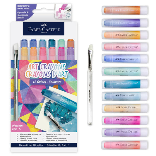 Faber-Castell Art Crayons 15 Ct Iridescents II Set