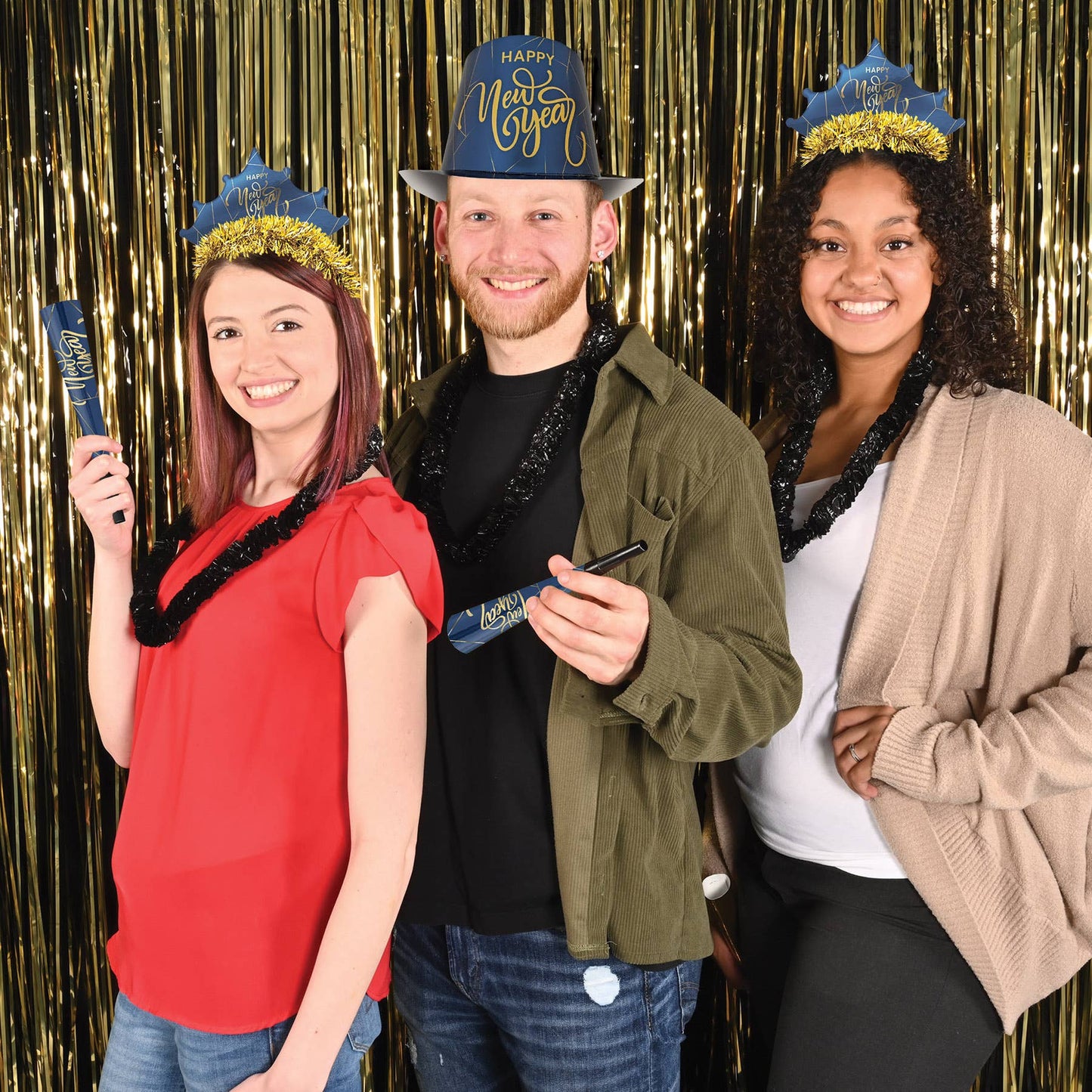 Midnight Blue and Gold New Year Assorted Kit for 50