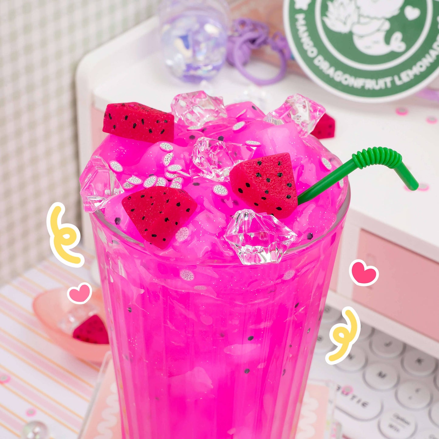 Mango Dragonfruit Lemonade Refresher Slime (4pcs/case)