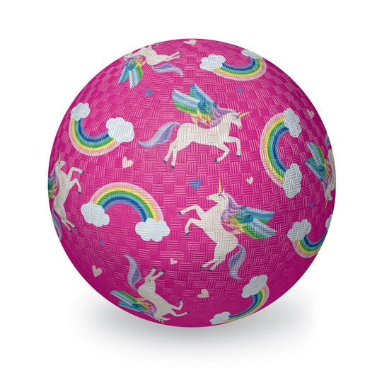 5" Playground Ball - Unicorn Rainbow