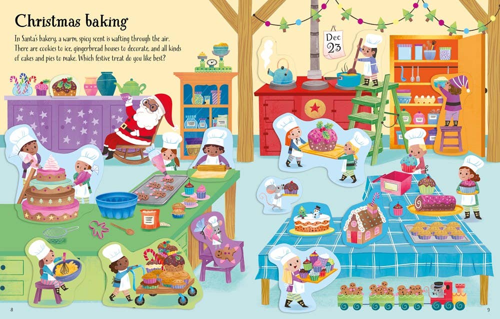 First Sticker Book Christmas : Usborne